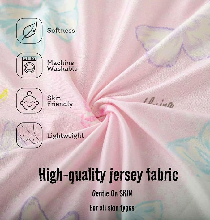 Jersey Butterfly Bassinet Sheets - Image 4