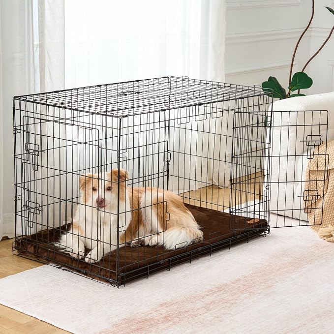 Dog Crate Pad - Dog Bed Large Sized Dogs - XL Memory Foam Pet Bed - Image 9