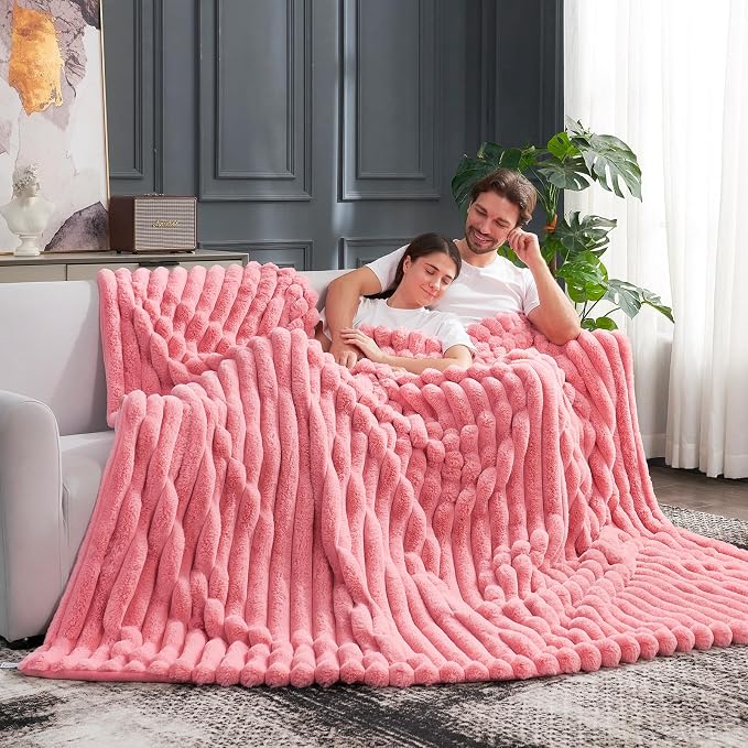 Cozy Bliss Faux Fur Throw Blanket - Image 2