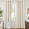 Sage Green Plaid Patterned Curtains Thermal Insulated by Lajode