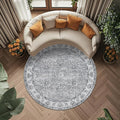 jinchan Fiora Round Rug 6ft Area Rug by JINCHAN