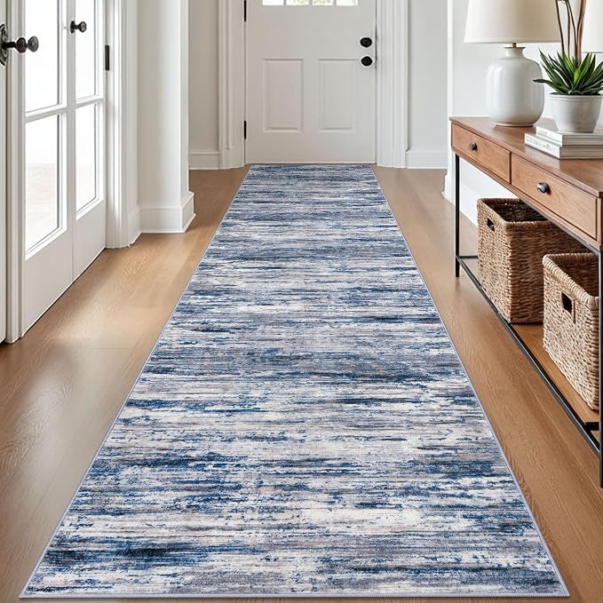 2.6x12 Modern Abstract Runner Rug by SiiloomRug
