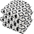 idee-home Outdoor Chair Cushions Set of 4, Thick 17" x 17" x 3" Outdoor Seat by idee-home