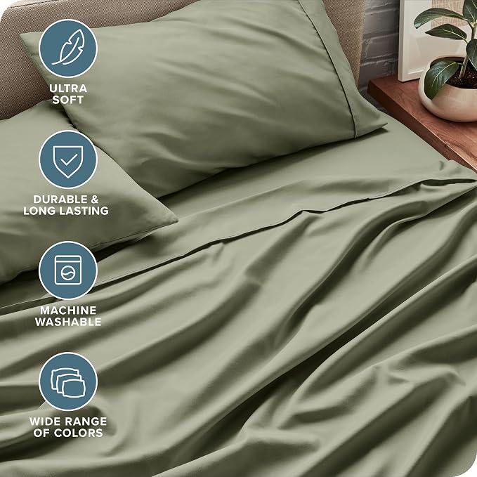 Bare Home California King Sheet Set - Image 4