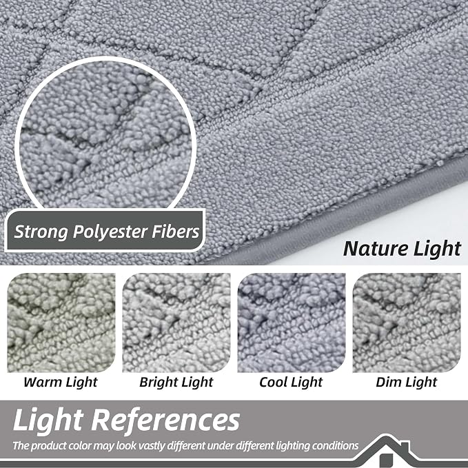 BEQHAUSE Dirt Trapper Door Mat 24" x 60", Doormat Non-Slip Entryway Rugs - Image 7