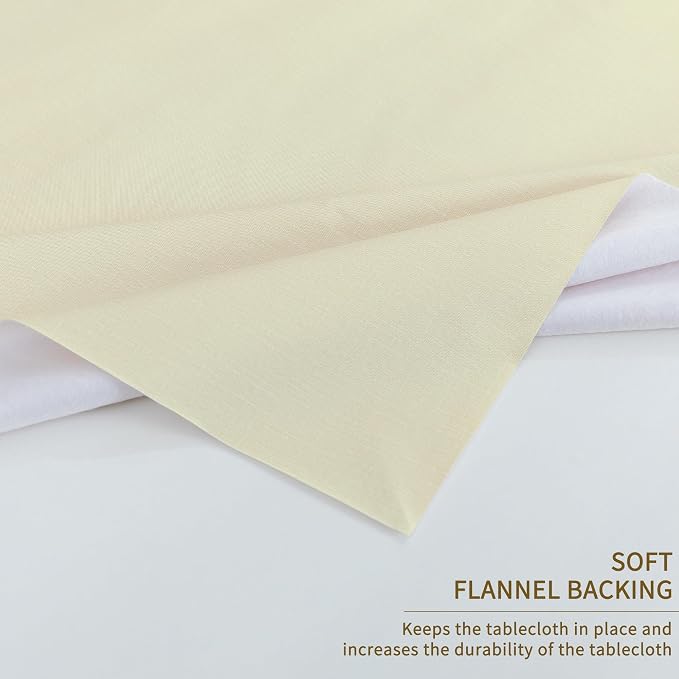 Rectangle Table Cloth, 100% Waterproof Tablecloth Oil Proof Spill Proof Vinyl - Image 6
