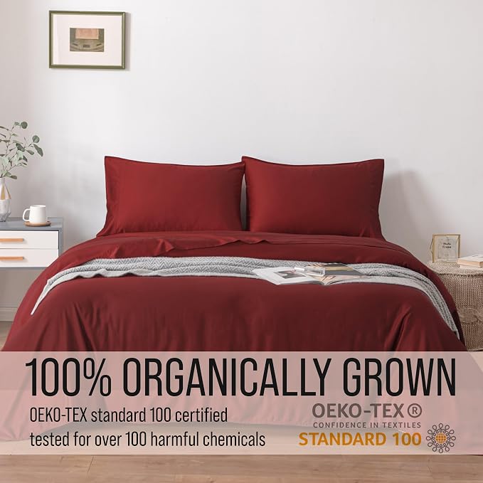 Bella Coterie Luxury Bamboo Viscose Queen Size Sheet Set | 100% Organically - Image 4