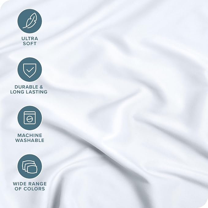 Bare Home 2-Pack Fitted Bottom Sheets King - Image 2