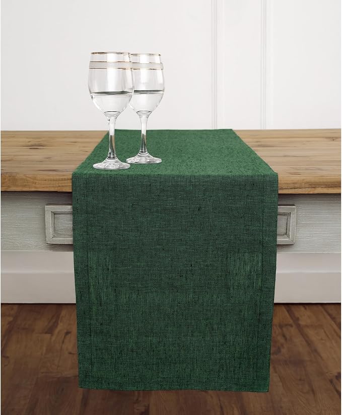 Solino Home Linen Small Table Runner 60 Inches - Image 2