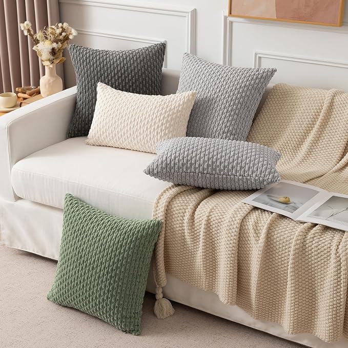 Kevin Textile 14x24 Inch Pillow Cover 1 Pack Boho Decorative Soft Striped - Image 8