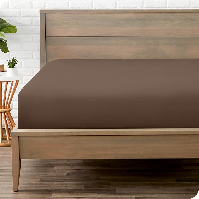 Fitted Bottom Sheet King Size by BareHome
