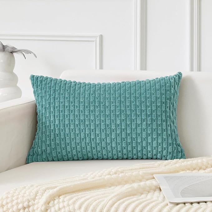 Kevin Textile 12x24 Inch Pillow Cover 1 Pack Boho Decorative Soft Striped by KevinTextile
