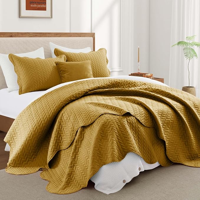 IR Imperial Rooms California King Quilt Bedding Set Size + 2 Pillow Shams - Image 3