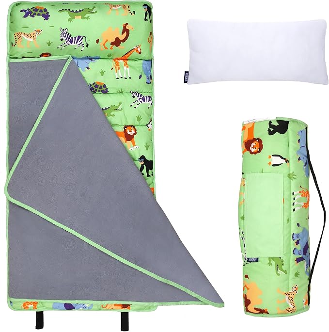 Wildkin 43-inch Kids Nap Mat – Soft Microfiber Toddler Sleeping Mat by Wildkin
