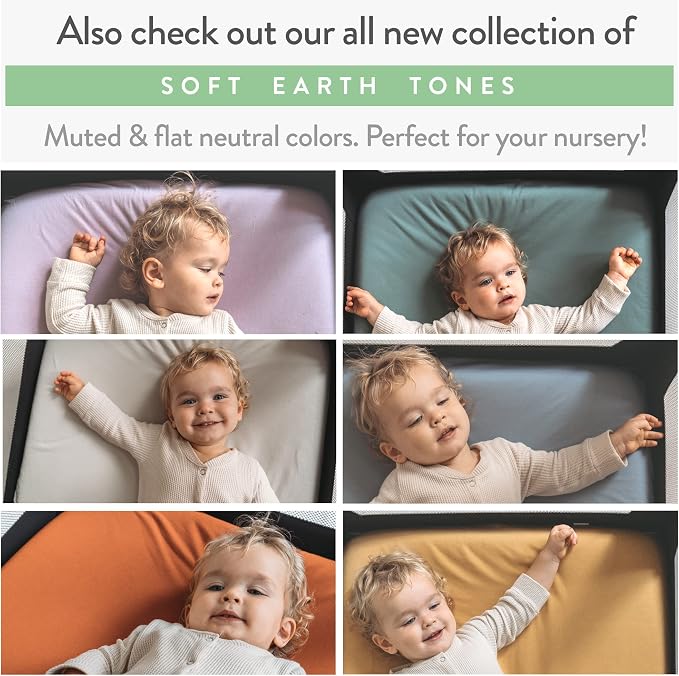 Bassinet Fitted Sheets for Munchkin Brica Fold n Go Travel Bassinet, Luckydove - Image 6