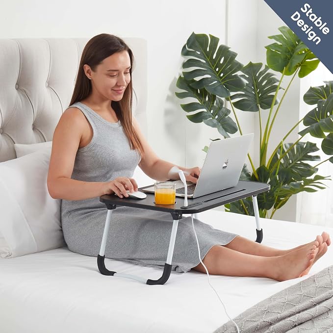 Nestl Fur Reading Pillow with Laptop Lap Desk, Stylish Back Pillow - Image 8