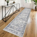 KUTA Vintage Floral Washable Hallway Runner, 2x8 Runners by KUTA