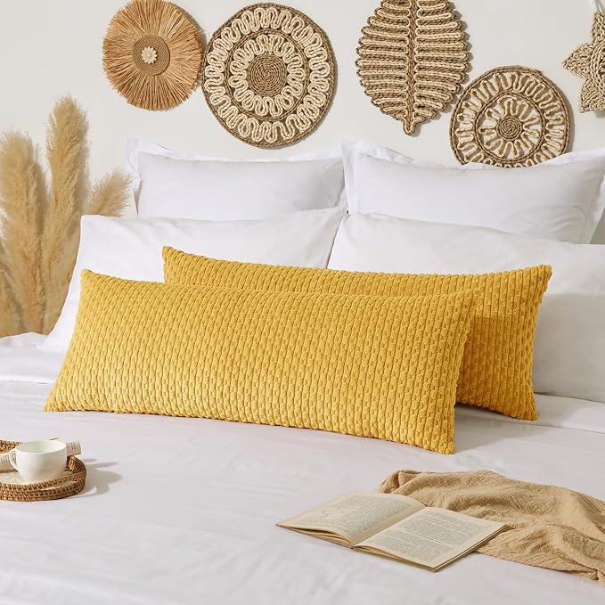 Kevin Textile 14x36 Inch Long Lumbar 1 Pack Boho Decorative Throw Pillow Cover - Image 2