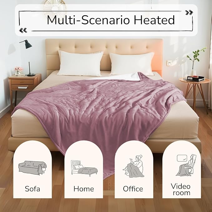 Electric Heated Blanket 72"x84" Full Size - Image 4