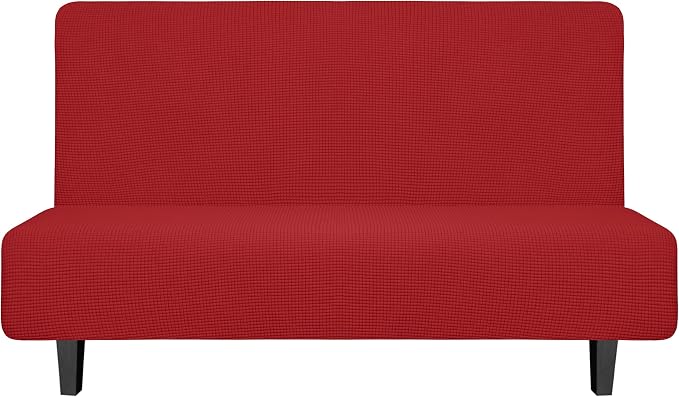 Easy-Going Stretch Futon Slipcover Armless Futon Bed Cover Furniture Protector by Easy-Going