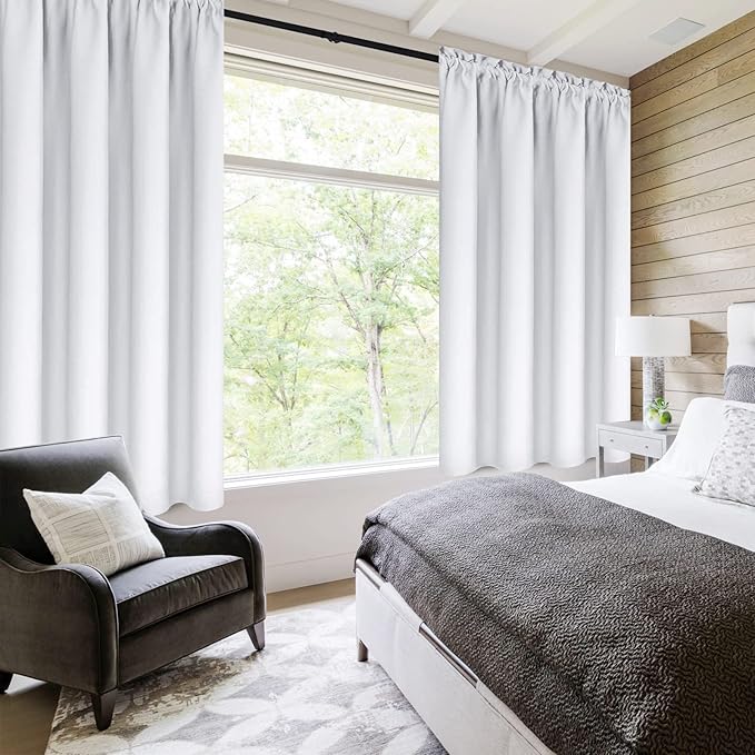 DWCN Blackout Curtains – Thermal Insulated, Energy Saving & Noise Reducing - Image 2