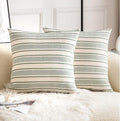 Decorative Boho Throw Pillow Covers, Farmhouse Textured Pillow Case, 22 x 22 by Cethom