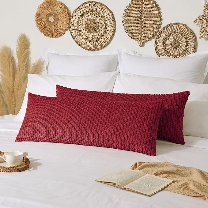 Kevin Textile 14x36 Inch Long Lumbar 1 Pack Boho Decorative Throw Pillow Cover - Image 2
