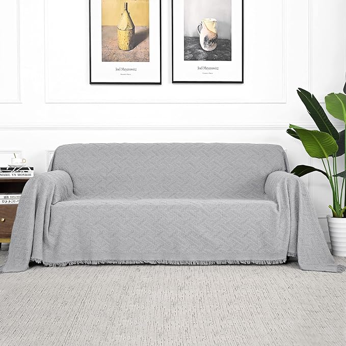 MYSKY HOME Light Grey Sofa Covers by MYSKYHOME