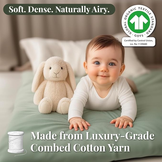 GOTS Organic Bedside Bassinet Sheets 33x20 - Image 3
