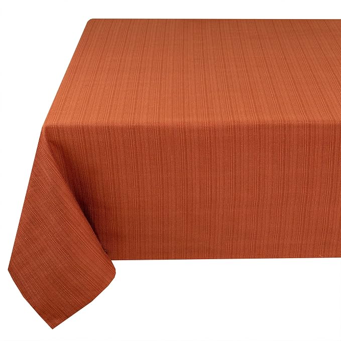 Benson Mills Cameron Textured Fabric Table Cloth, - Image 6