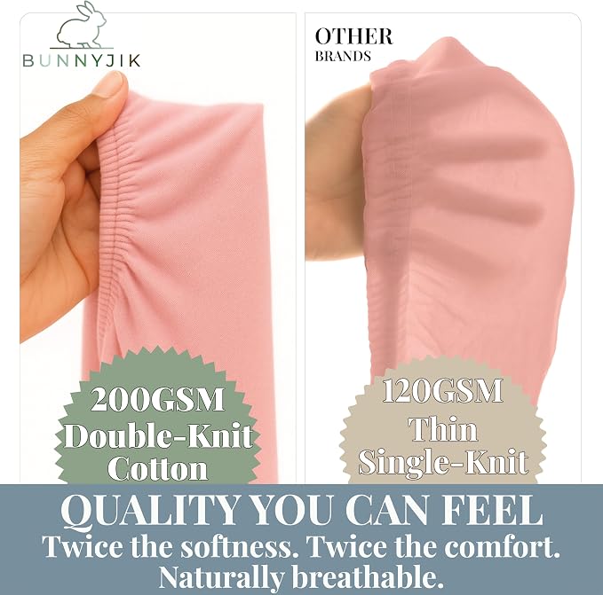 GOTS 100% Organic Bassinet Sheets - Image 4