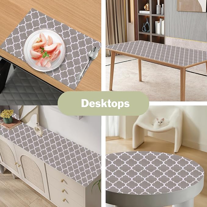 Drawer and Shelf Liner for Kitchen Cabinet: 23.6 in X 20 Ft Non Slip Waterproof - Image 8