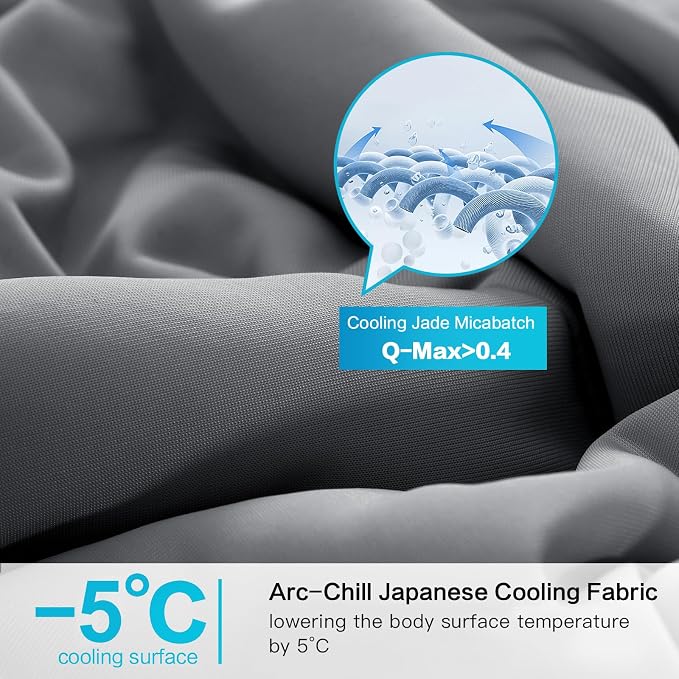 EASELAND Cooling Comforter King, Cold Touch Fabric Absorbs Body Heat, - Image 3