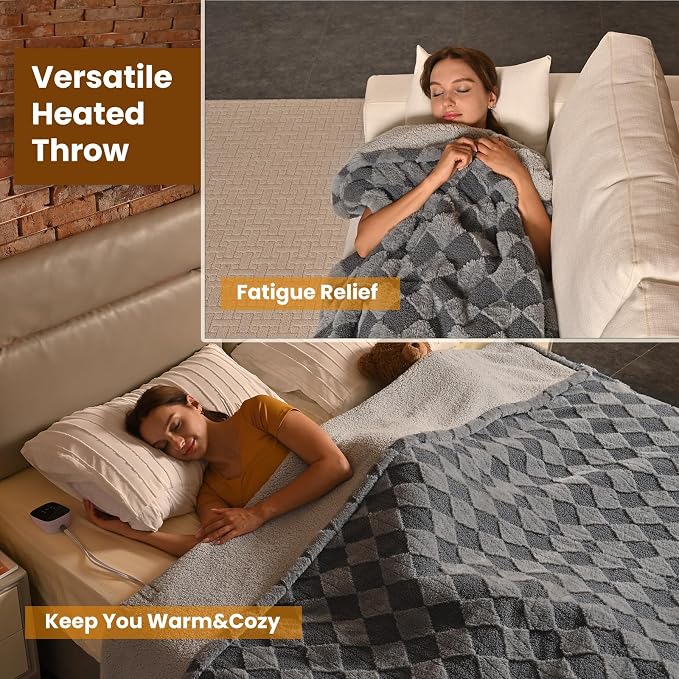 Bearhug Electric Blanket Full Size 77" x 84", 10 Heating Levels & 1-12H Auto Off - Image 5
