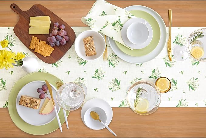 Solino Home Lily Floral Print Table Runner 60 inch - Image 3