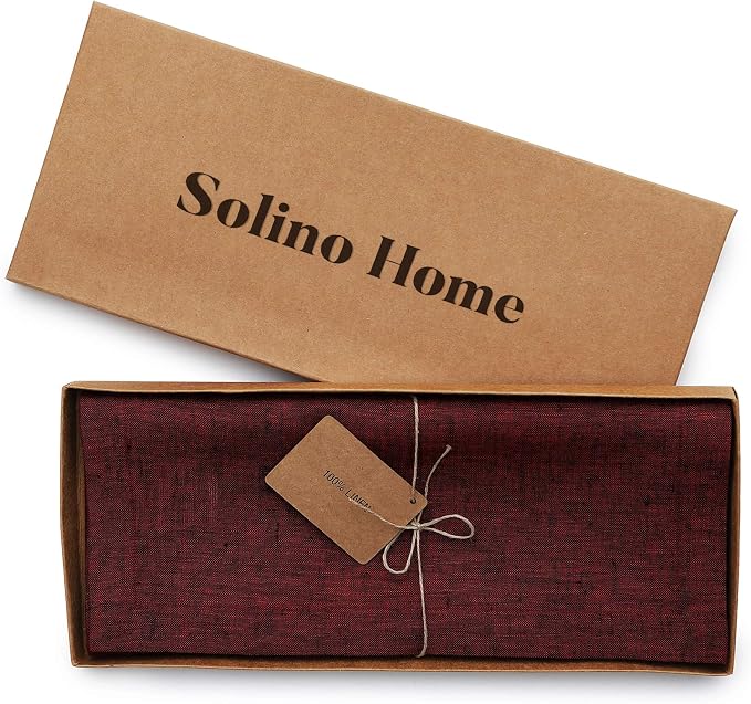 Solino Home Linen Table Runner 72 Inches Long - Image 5