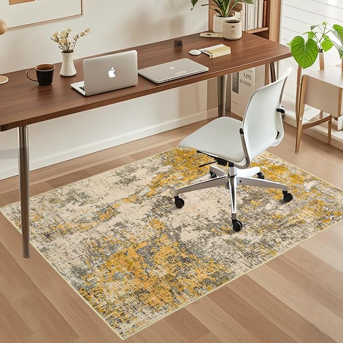 Office Chair Mat for Hardwood Floor, Machine Wash by CHAKME