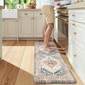 KIMDOE Anti Fatigue Kitchen Mat Kitchen Rugs Non-Skid Waterproof Kitchen Runner by KIMODE