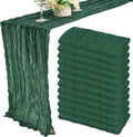12 Pack 13Ft Cheesecloth Table Runner 35x157 Inch Boho Gauze Table Runner by Fivenl