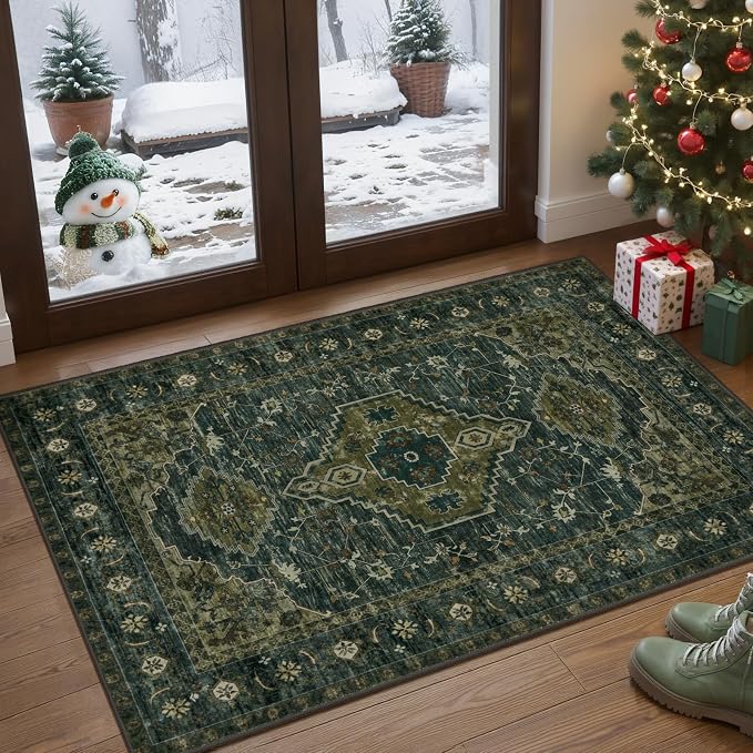 Tangsoo Oriental Small Washable Rugs - Image 3