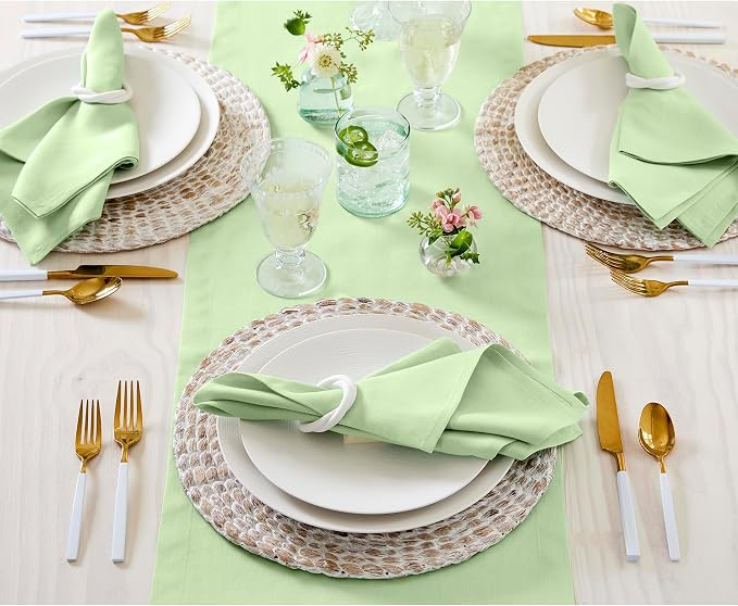Solino Home Linen Table Runner 90 Inches Long - Image 3