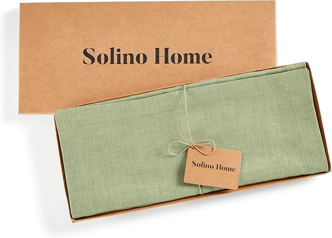 Solino Home Linen Table Runner 108 Inches Long - Image 5
