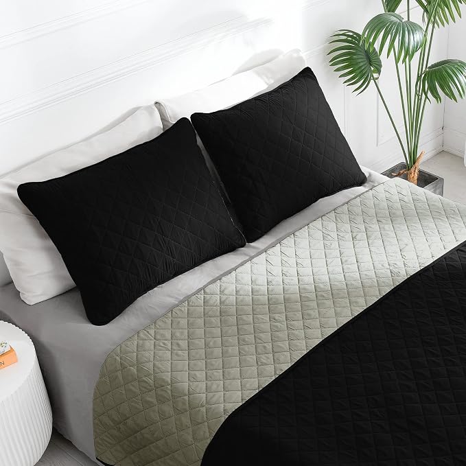 Easy-Going Full/Queen Size Reversible Quilt Set - Image 2