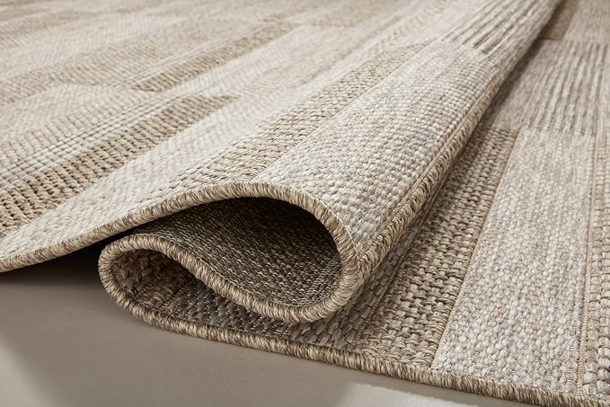 Loloi Dawn Collection Indoor/Outdoor DAW-03 Brown 7'-8" x 10' Area Rug - Image 4