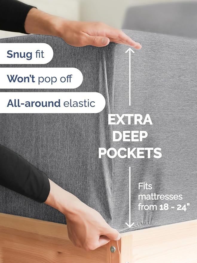 Extra Deep Pocket Full Sheets - Image 3