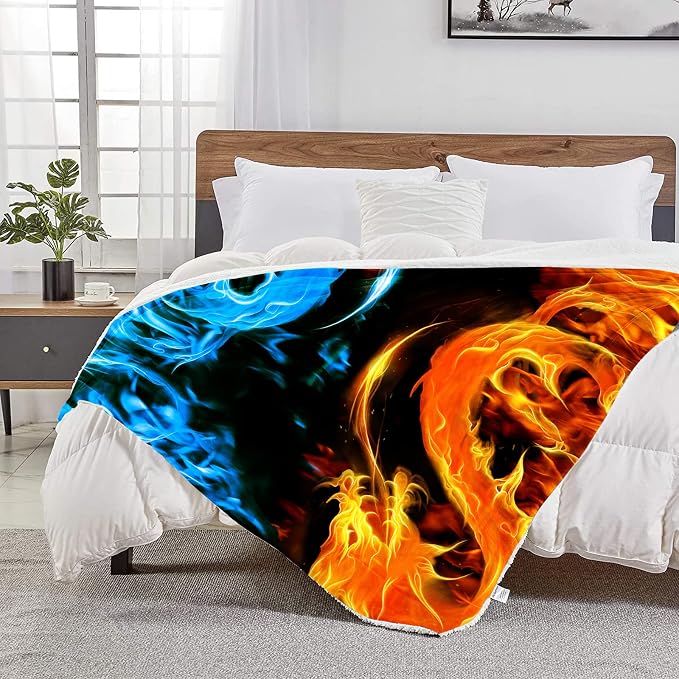 Ice & Fire Dragon Throw Blanket - Image 7