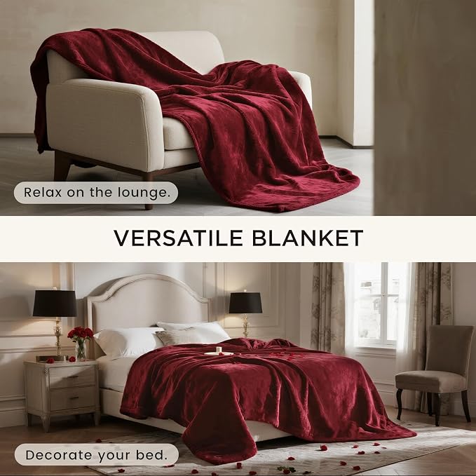 gogobunny Waterproof Bed Blanket, Reversible Sherpa Fleece Throw Blanket - Image 7
