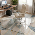 Antok Tempered Glass Chair Mat, Heavy Duty 0.2" Desk Chair Mat by AntokMirror