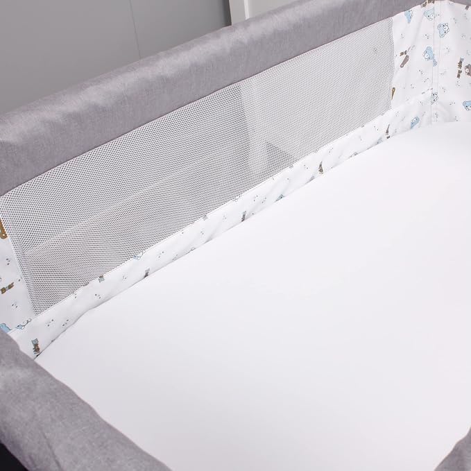 Belsden Pack of 3 Fitted Bassinet Sheet Set, Flexible Fit Various Bassinet - Image 2