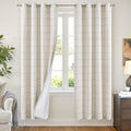 Linen Blackout Curtains for Living Room by Lajode